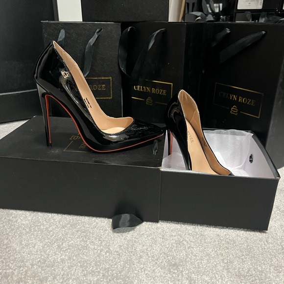 Black 120mm pumps - Picture 4 of 5